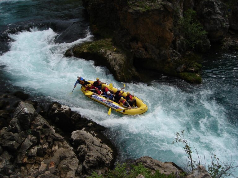 Rafting on river zrmanja.
